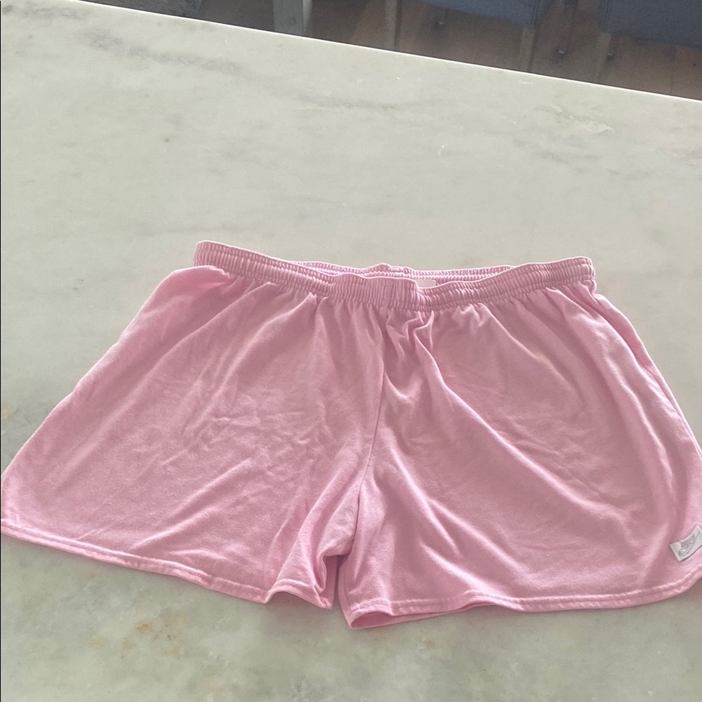 Nike Pink Athletic Shorts with Elastic Waistband